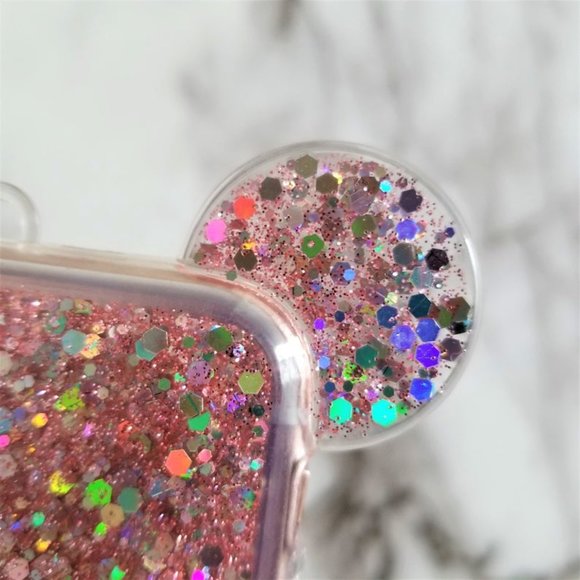 NEW Pink Glitter Mickey Case - Picture 3 of 5